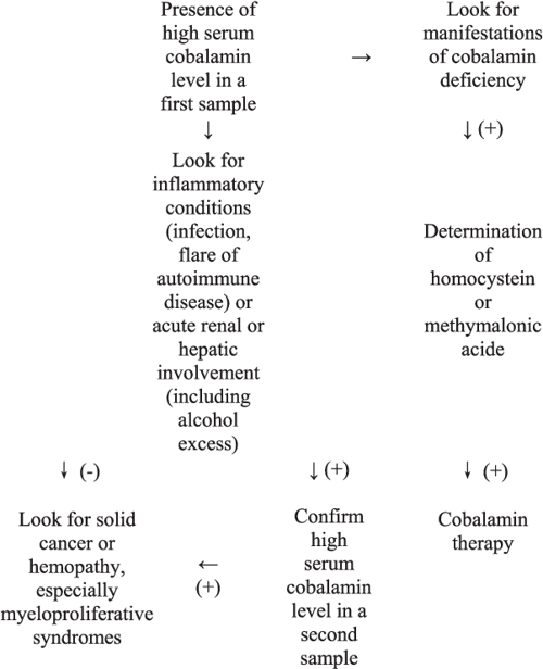 [PDF] The pathophysiology of elevated vitamin B12 in clinical practice