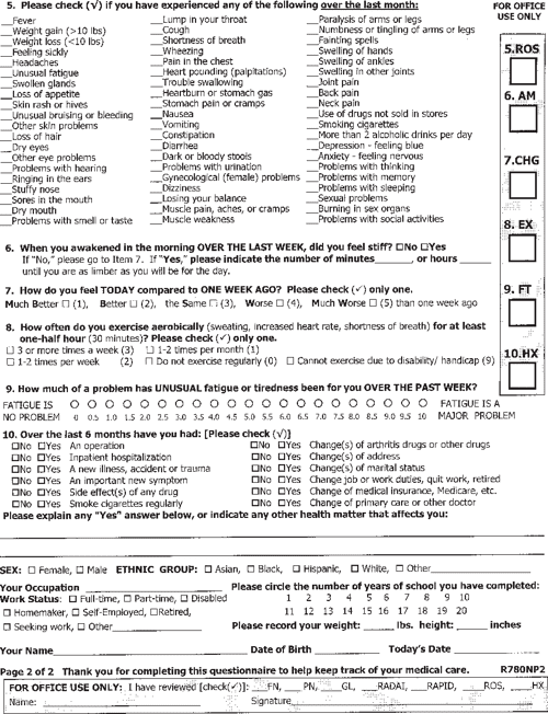 Figure 3 from A multidimensional health assessment questionnaire (MDHAQ