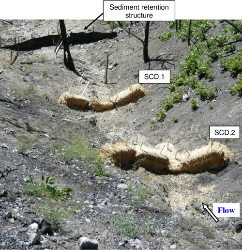 Figure 14 from EFFECTIVENESS OF STRAW BALE CHECK DAMS AT REDUCING POST