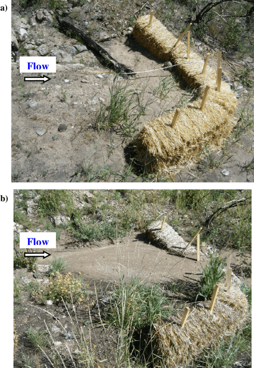 Figure 2 from EFFECTIVENESS OF STRAW BALE CHECK DAMS AT REDUCING POST