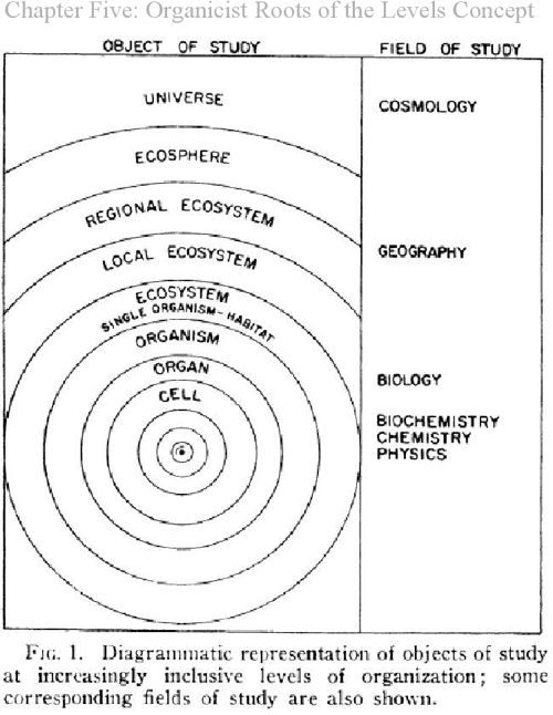 The concept of levels of organization in the biological sciences